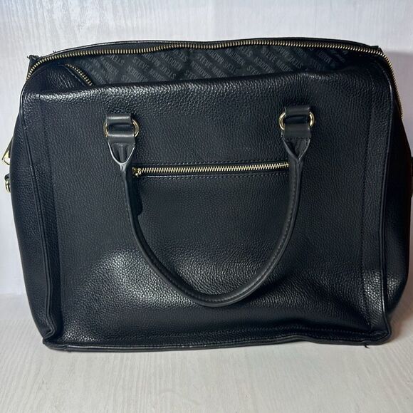 Steve Madden Black Laptop Bag Messenger 14” W x 12” - Picture 3 of 10